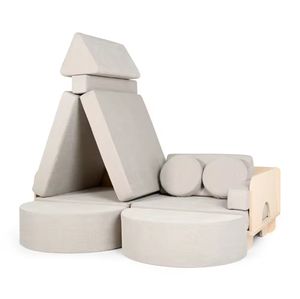 Trí tưởng tượng chuyển đổi bọt chơi couch Set cho trẻ em cho phòng chơi & phòng ngủ nhà cắt với thắt lưng gối & Ghế đệm - Product Image 2