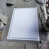 Solution gain de place, porte coulissante cachée personnalisable de petite taille pour sous-sol