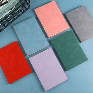 Hot Selling Promotion A5 Business Notebooks Customizable PU Leather Soft Cover Printed Thermal Binding Diary <b>Journals</b> Books - Product Image 1