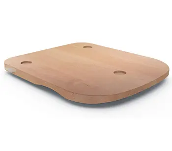 food processor parts Sliding board for Thermommix TM6 TM5, sliding board made of wood, slider with ergonomic handles