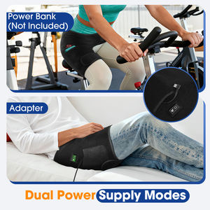 Ceinture de <span class=keywords><strong>massage</strong></span> chauffante portable à lumière rouge pour les articulations de la hanche, enveloppement de l'aine, chauffe-jambes, compresse chaude électrique, attelle de cuisse, masseur de hanche - Product Image 6