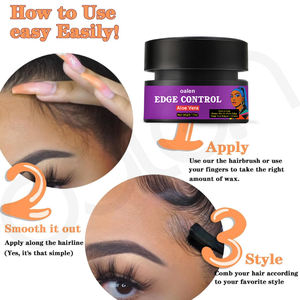 Vendita a caldo senza fiocco nessun odore di ananas naturale acquoso forte tenere il bordo di controllo dei <span class=keywords><strong>capelli</strong></span> Gel di <span class=keywords><strong>cera</strong></span> <span class=keywords><strong>per</strong></span> le <span class=keywords><strong>donne</strong></span> Pomades cere - Product Image 6