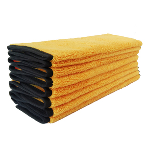 Chất Lượng Cao 400gsm San Hô Lông Cừu Sang Trọng Nhanh Chóng Khô Rửa Xe Khăn Dày Thấm Sợi Nhỏ Làm Sạch Vải Chi Tiết Xe - Product Image 2