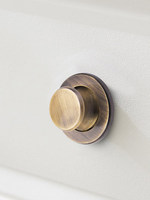 Poignée en alliage de zinc pour porte de placard Tatami, encastrée, à ouverture par pression, pour porte coupe-feu, en céramique