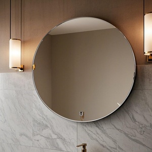 Plaques de verre miroir colorées : 4 mm - 5 mm avec bordure biseautée en aluminium/argent, rainures en V et revêtements en bronze et miroirs en bronze. - Product Image 3