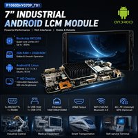 Módulo de Pantalla LCD TFT de 7 Pulgadas para Uso Industrial Personalizado, RK3288, Resolución 1024x600, 2GB de RAM, Compatible con RS485, Android/Linux