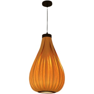 [Core Product Name] Wooden Veneer Chandelier Round Led <b>Light</b> For Restaurant Cafe Tea Room <b>Dining</b> Table Lighting E27 Switch - Product Image 5