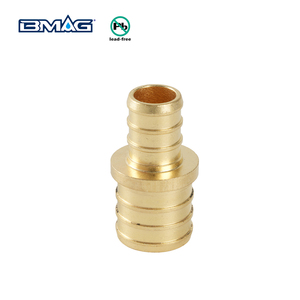 Raccord de <span class=keywords><strong>tuyau</strong></span> en laiton sans plomb BMAG OEM, raccord réducteur, raccord de jonction, raccord basse pression PEX X PEX - Product Image 1