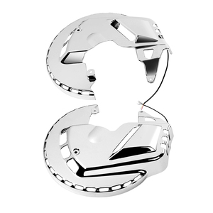 Couvertures de Rotors de frein chromées avec éclairage annulaire LED pour Honda Goldwing 1800 GL1800 2001-2017 <span class=keywords><strong>2016</strong></span> 15 14 décorations de moto - Product Image 1