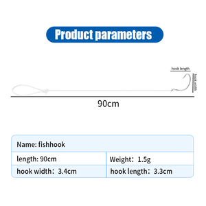 Hameçons circulaires avec fil de pêche en acier pour la pêche au poulpe en eau salée, pour la pêche au poisson-chat, au bar et au surf, équipement de montage de ligne. - Product Image 3