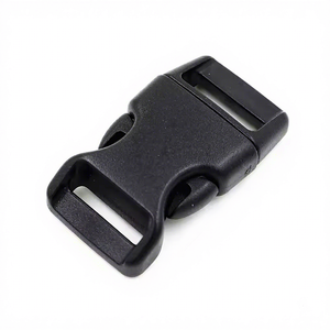 Umweltfreundliche Plastik-Verstellschnalle Mattschwarzer Gürtel Schnellverschluss Taktischer Gepäckgurt Hundehalsband - Product Image 5