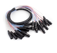 Câble XLR blindé 4 8 canaux XLR mâle vers XLR femelle câble serpent cordon 1m 2m 3m pour Microphone