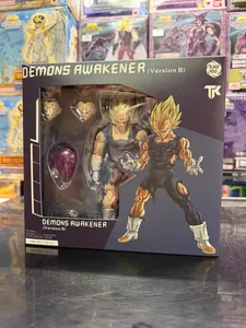 Figurines d'action BLACK HOLE & TK Super Saiyan SSJ Majin <span class=keywords><strong>Vegeta</strong></span> Anime SHF Majin <span class=keywords><strong>Vegeta</strong></span> DBZ Goku Modèles Cadeaux Jouets - Product Image 3