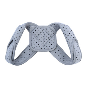 Cinturón de Soporte para Hombros para Niños, Color Gris, Transpirable, Correa Correctora de Espalda para Fractura de Clavícula y Escapular, Prevención de Cifosis - Product Image 1