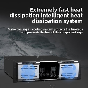 <span class=keywords><strong>Amplificador</strong></span> de Potencia Profesional RK de Dos/Cuatro Canales y Alta Potencia para Altavoces de <span class=keywords><strong>Bar</strong></span> y Escenario con Carcasa de Metal Puro - Product Image 3