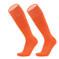 Chaussettes de sport montantes en polyester à logo personnalisé, respirantes, à compression du mollet, imprimées numériquement à rayures