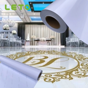 High Quality Glossy Banner <strong>Best</strong> Selling Custom Size Adhesive <strong>Vinyl</strong> for Wedding <strong>Floor</strong> <strong>Sticker</strong> - Product Image 2