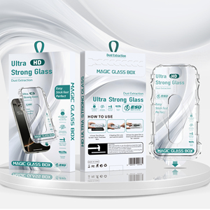 Tốt Nhất Ma Thuật Hộp Tempered Glass Bảo Vệ Phim Cho iPhone 17 Không Khí Cho iPhone 17 Pro Cho iPhone 17 Pro Max Tempered Glass Di Động - Product Image 2