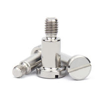 DIN 923 Acier inoxydable A286 Boulons à épaulement A2 A4-80 304 316 Vis à tête cylindrique fendue