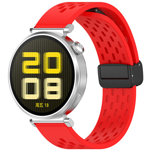 Correa de Reloj Magnética Plegable con Hebilla, Correas Universales de Silicona para Relojes Huawei, Xiaomi, <span class=keywords><strong>Garmin</strong></span> 18/20/22, <span class=keywords><strong>Accesorios</strong></span> para Correas de Reloj - Product Image 5