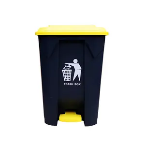 Küchen mülleimer Abfall behälter Kunststoff abfall management Aufbewahrung eimer Home Office Verwenden Sie Push Lid 10L
