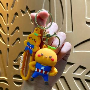 Llaveros de coche de moda, accesorios para mochilas, colgantes de dibujos animados, encantadores dijes de Fruitman para mochilas, llaveros al por mayor. - Product Image 6