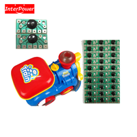 Circuit imprimé COB pour jouet de train, solution PCBA, circuit imprimé musical, sonore et lumineux, cadeau de Noël, puce IC, carte mère personnalisée