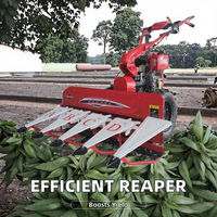 Haute efficacité Mini blé et riz faucheuse ferme Mini tracteur Paddy moissonneuse batteuse cultivateur Machine agricole