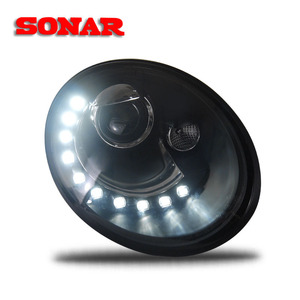 ชุดดัดแปลงไฟหน้ารถบีทเทิล 98-13 ปี รุ่น 12V 55W LED ซีนอน พร้อมไฟเดย์ไลท์แบบ Teary-Eyed อัพเกรด - Product Image 3