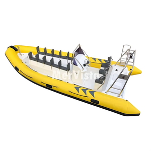 Bateaux pneumatiques de luxe de 7 m en caoutchouc Barvoy Patrol Cruising Orca en aluminium Hypalon avec moteur hors-bord - Product Image 4