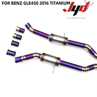 Système d'échappement Valvetronic en titane avec tube intermédiaire en X et tube avant pour Mercedes-Benz GLE43 AMG GLE450 GLE400 C292 W166