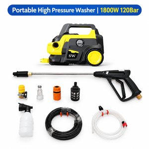 Idropulitrice per Auto, Pulitore Elettrico Portatile <span class=keywords><strong>a</strong></span> Getto d'Acqua per <span class=keywords><strong>Lavaggio</strong></span> Professionale dell'Auto <span class=keywords><strong>a</strong></span> Casa - Product Image 2