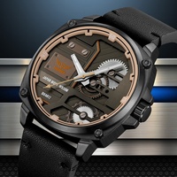 Montre-bracelet SKMEI 2289 étanche, design unique, mode, affaires, décontractée, pour homme, avec logo personnalisé, mouvement à quartz