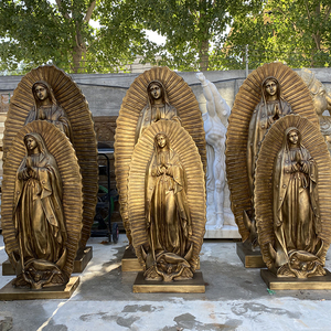 Estatua religiosa de bronce de la Virgen María para decoración de Iglesia - Product Image 5