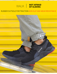 Zapatos <span class=keywords><strong>de</strong></span> <span class=keywords><strong>Seguridad</strong></span> <span class=keywords><strong>de</strong></span> Verano para Hombre Ligeros y Transpirables <span class=keywords><strong>de</strong></span> Malla para Deportes Casuales con Suela <span class=keywords><strong>de</strong></span> Goma y Plantilla <span class=keywords><strong>de</strong></span> Acero para Protección Laboral - Product Image 4