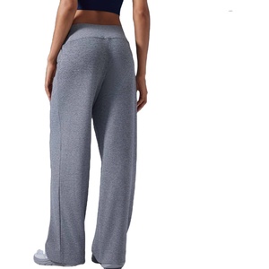 Pantalons de survêtement en molleton et coton éponge pour femmes, coupe ample, sport, jogging, pantalons de sport pour femmes - Product Image 5