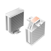 Pccooler RT500 ARGB CPU refroidisseur d'air haute Performance 5 caloduc tour de refroidissement pour PC de jeu noir blanc boîtiers d'ordinateur en plastique
