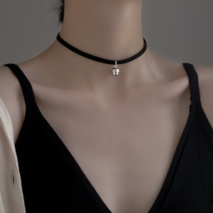 Bell Choker Necklace Zinc Alloy 10cm Or Less For Women Fashion Collarbone Chain - Product Image 2