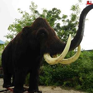 Parque de Atracciones de animales, juguete de simulación de mamut, hecho a mano, animatrónico - Product Image 1