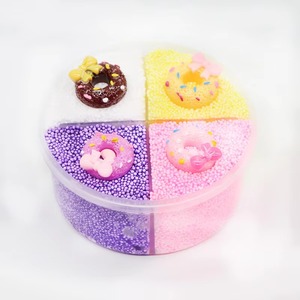 Kit de slime cristallin neigeux quatre couleurs, 12 couleurs d'argile et de pâte à modeler, jouets pour enfants sur le thème de la licorne, non mélangeables - Product Image 2