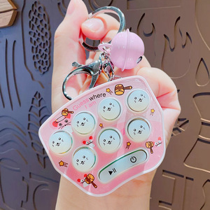Porte-clés créatif en plastique motif dessin animé, figurine mignonne pour couple, ornements de sac, petit cadeau pour voiture, vente en gros - Product Image 4