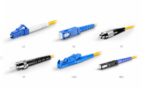 Cordon Fibre Optique SC à SC 100m sur Tambour Portable Armé Monomode Simplex avec Deux Extrémités Préterminées