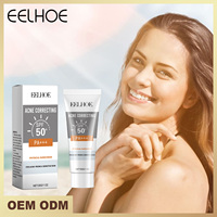 Tabir Surya Wajah Luar Ruangan SPF 50+ Anti Sinar Matahari Perlindungan Alami Mencerahkan Pelembab Ringan Menyegarkan Pengontrol Minyak Sunblock