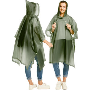 レインギア大人用クロークレインコート,防水再利用可能 - Product Image 1