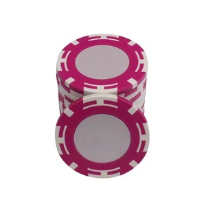 ชิปไพ่โป๊กเกอร์คาสิโนชิปโป๊กเกอร์ดินเผาเซรามิกดีไซน์ตามสั่งจากโรงงาน - Product Image 2