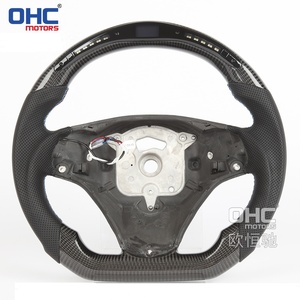 Volante LED para <span class=keywords><strong>Bmw</strong></span> E90 E92 E91 E93 M3 3 Series 2011 335i <span class=keywords><strong>320i</strong></span> Volante de fibra de carbono Motores Ohc - Product Image 4