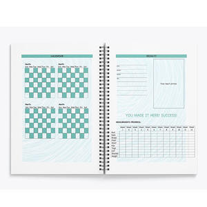 Hot Sale Weekly <strong>Diary</strong> <strong>Gym</strong> Book Fitness Self Care Guidance Journal Planners and Notebooks Custom - Product Image 5