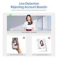 Dispositivo de Reconocimiento Facial y de Venas de la Palma de la Mano con Android, Compatible con APIs Abiertos y Módulos de Reconocimiento Personalizables, Máquina Biométrica de Control de Asistencia