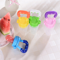 Sucette pour bébé en silicone écologique sans BPA, distributeur de nourriture pour bébé, sucette pour fruits, lot de 2, 3 en 1