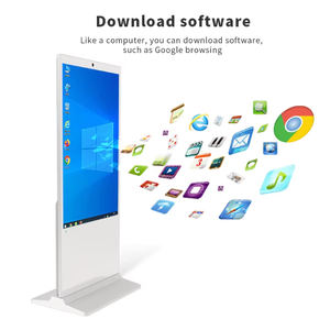 Ultra Slim 4k kỹ thuật số biển quảng cáo hiển thị 65 inch tầng thường vụ Màn hình <span class=keywords><strong>LCD</strong></span> Android quản lý hệ thống Wifi dễ dàng thiết lập - Product Image 6